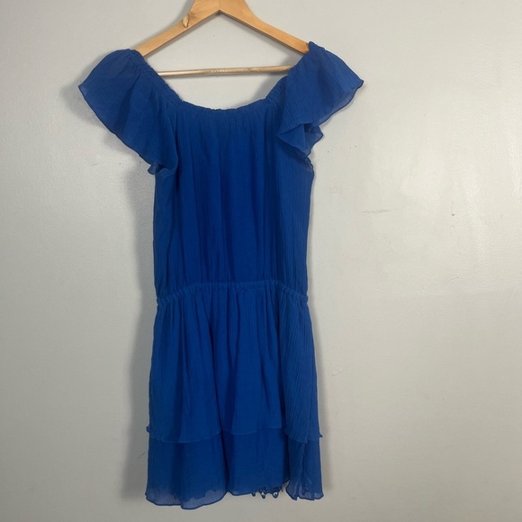 Kobi Halperin Cobalt blue "Darcie" dress silk cotton blend size XS - Picture 7 of 7